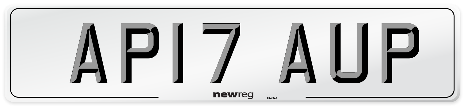AP17 AUP Number Plate from New Reg